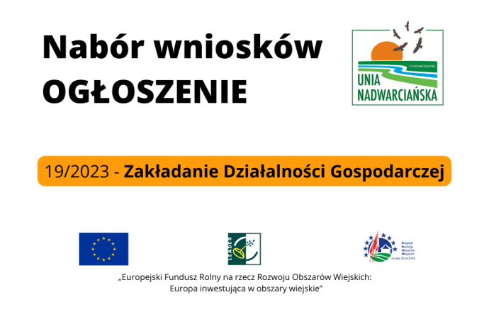 Nabór wniosków o przyznanie pomocy w ramach Programu Rozwoju Obszarów Wiejskich