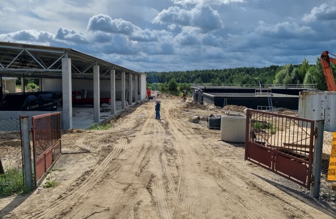 Ostatni etap budowy oczyszczalni